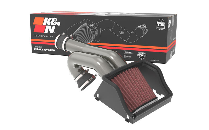 Ford F-150 Performance Air Intake - K&N Engineering - Cold Air Intakes - `15-`22